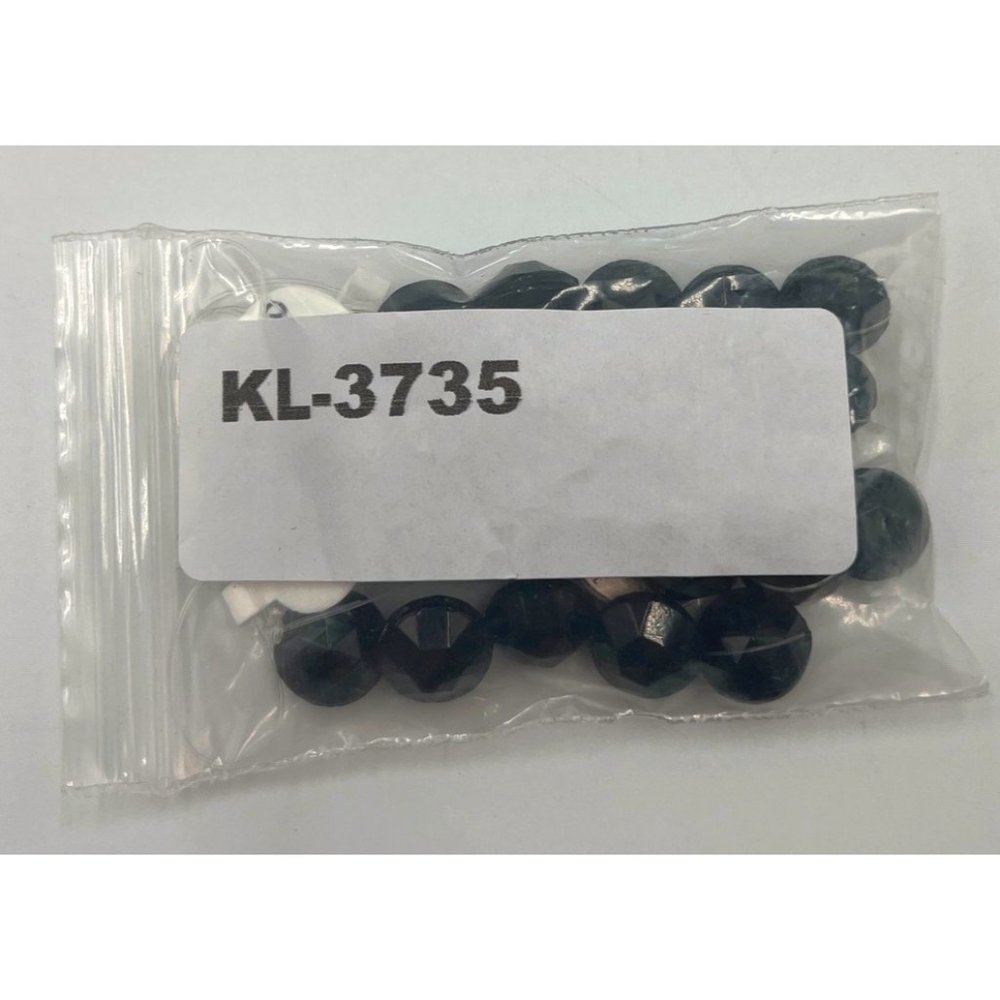 Bead German Glass Round Faceted Black Jewelry - Picture 4 of 4